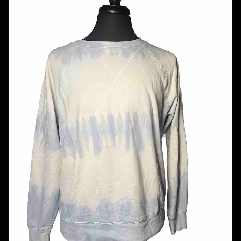 GAP NWT Men’s Sweatshirt Crewneck LT Blue White Tie Dye